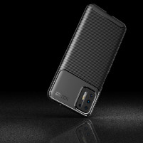 Силиконов гръб ТПУ Карбон за Motorola Moto G9 Plus черен